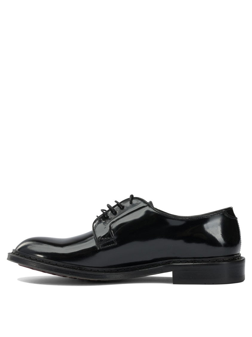 Sturlini Polished Leather Lace-Up Shoes With Classic Design