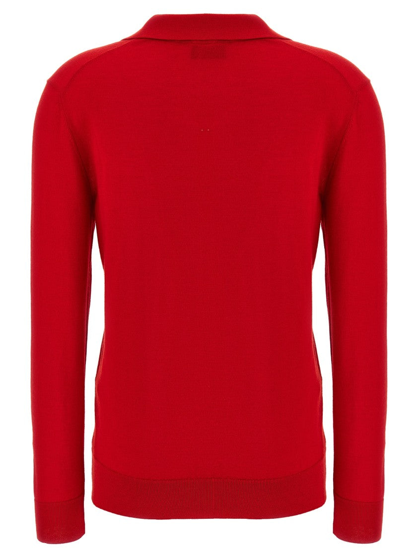 Brioni Cashmere And Silk Polo Shirt