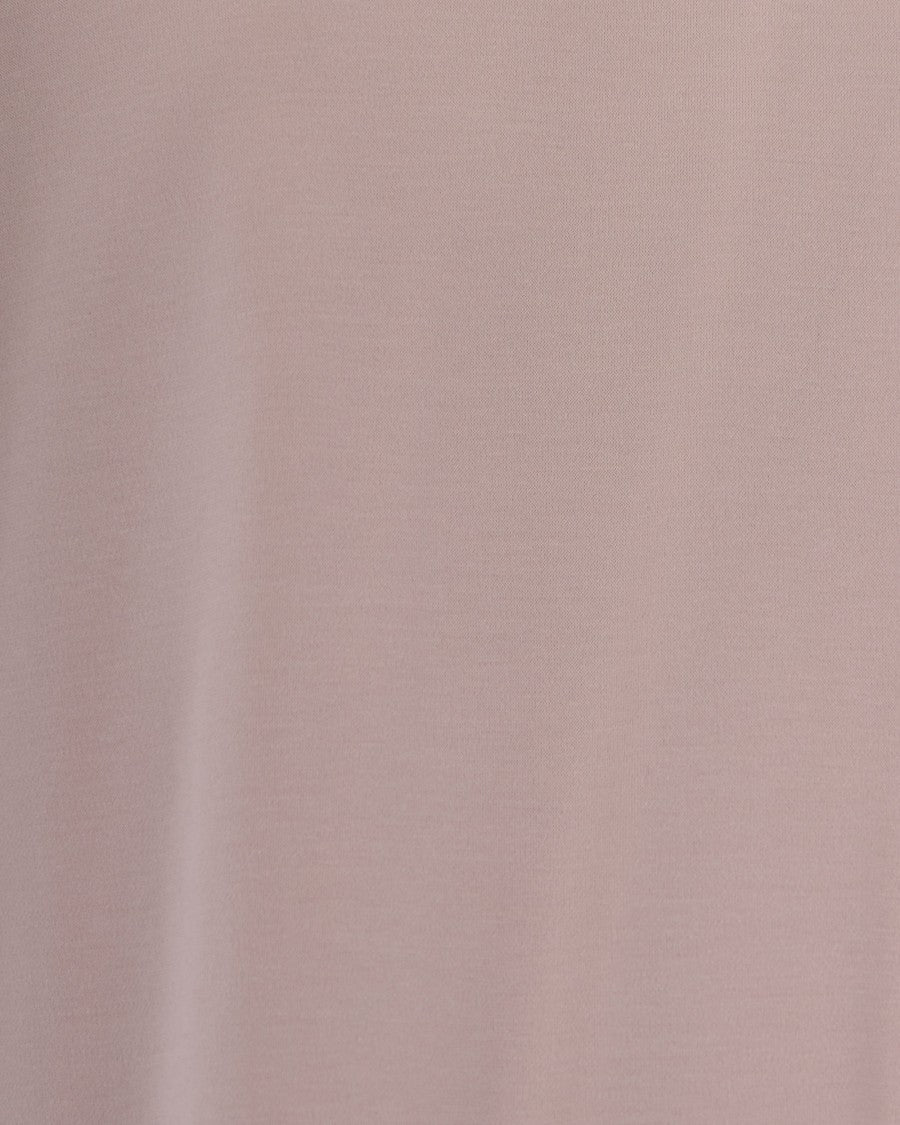 Herno Pearl Gray Knit Effect T-Shirt