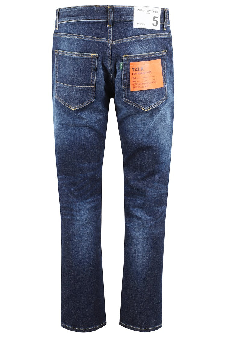 Department Five Classic Five-Pocket Denim Jeans With Distinctive Label