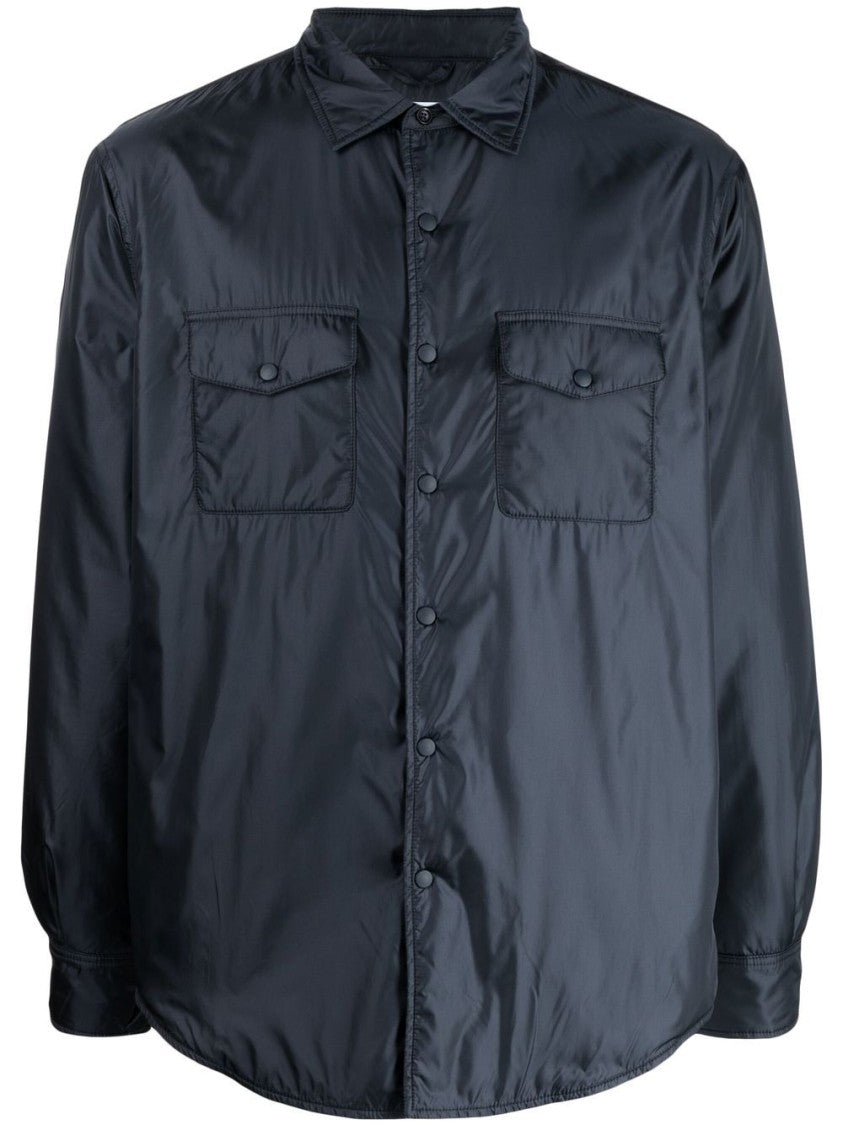 Aspesi Shiny-Finish Flap Pockets Shirt