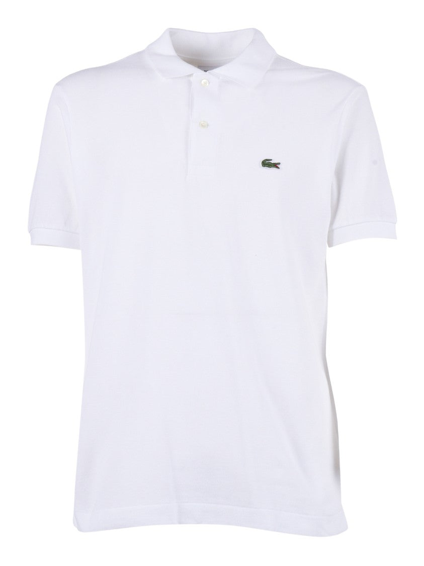 Lacoste Short Sleeve Textured Cotton Polo Shirt