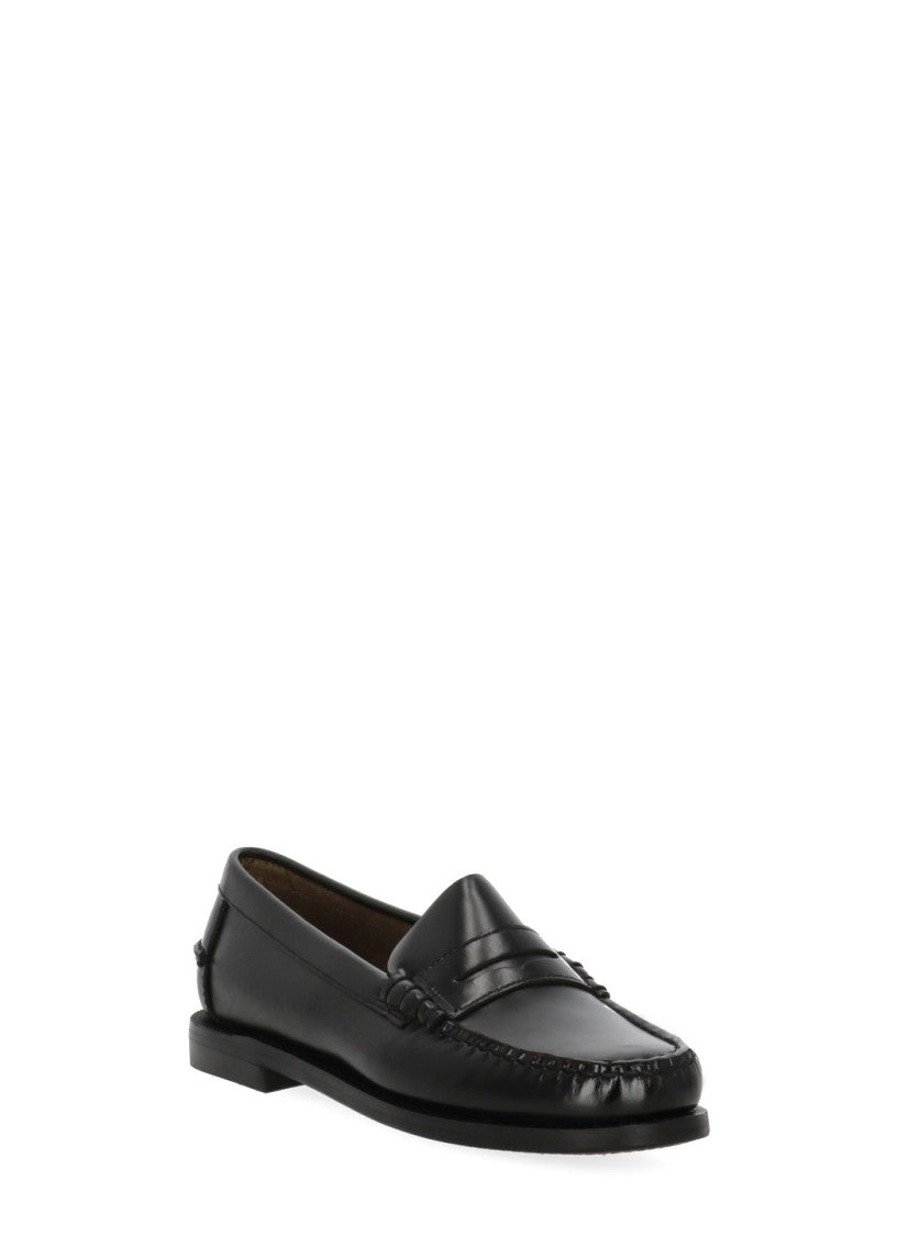 Sebago Black Patent Leather Loafers