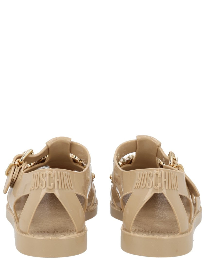 Moschino Jelly Cage Like Mesh Sandals