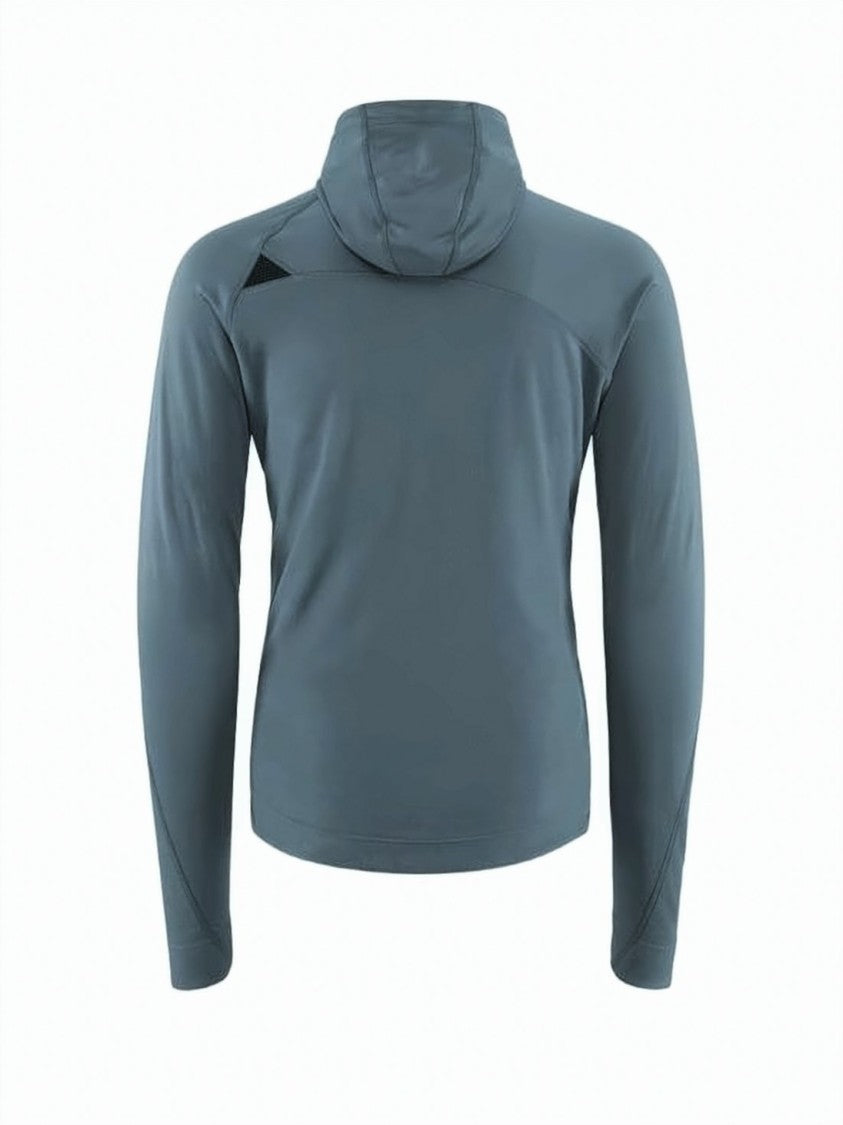 Klattermusen High Collar Asymmetrical Blue Jacket
