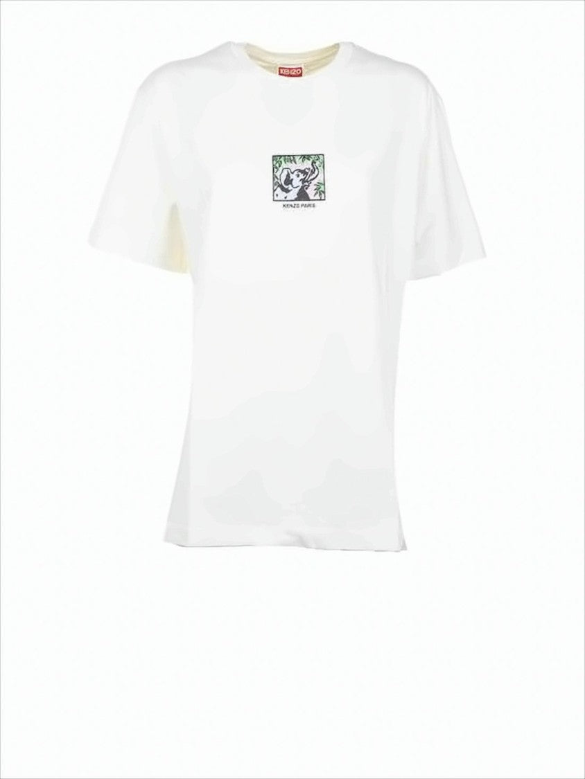 Kenzo Relaxed Fit Short-Sleeve T-Shirt With Graphic Patch