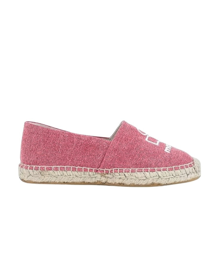 Isabel Marant Textured Pink Slip-On Flats