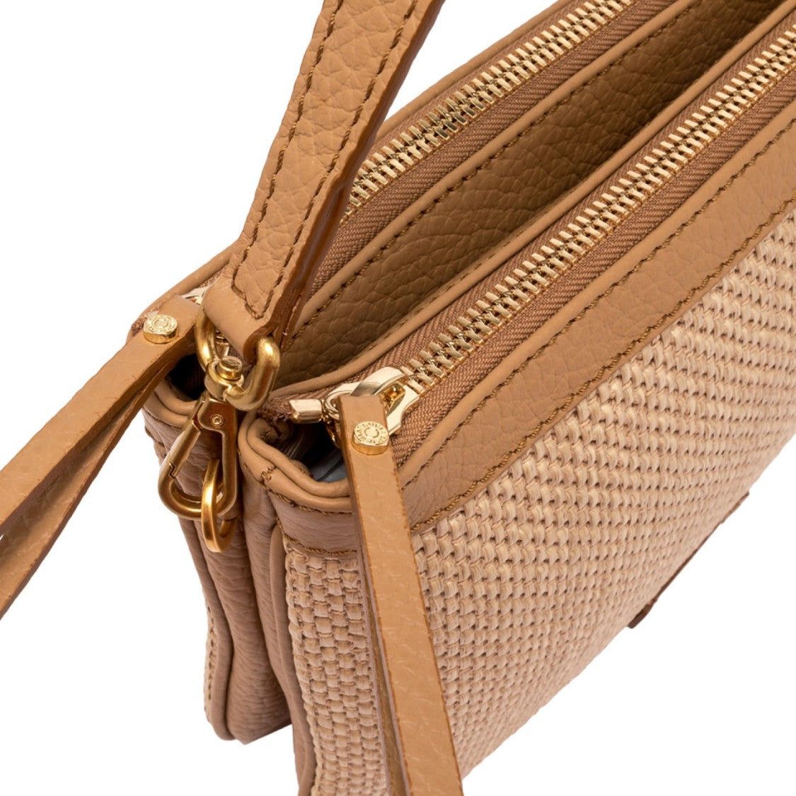 Gianni Chiarini Frida Shoulder Bag In Nature Leather