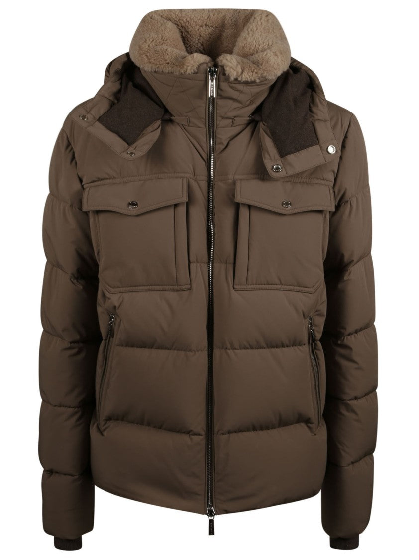 Moorer Alarick-Kn Hooded Polyamide Down Jacket