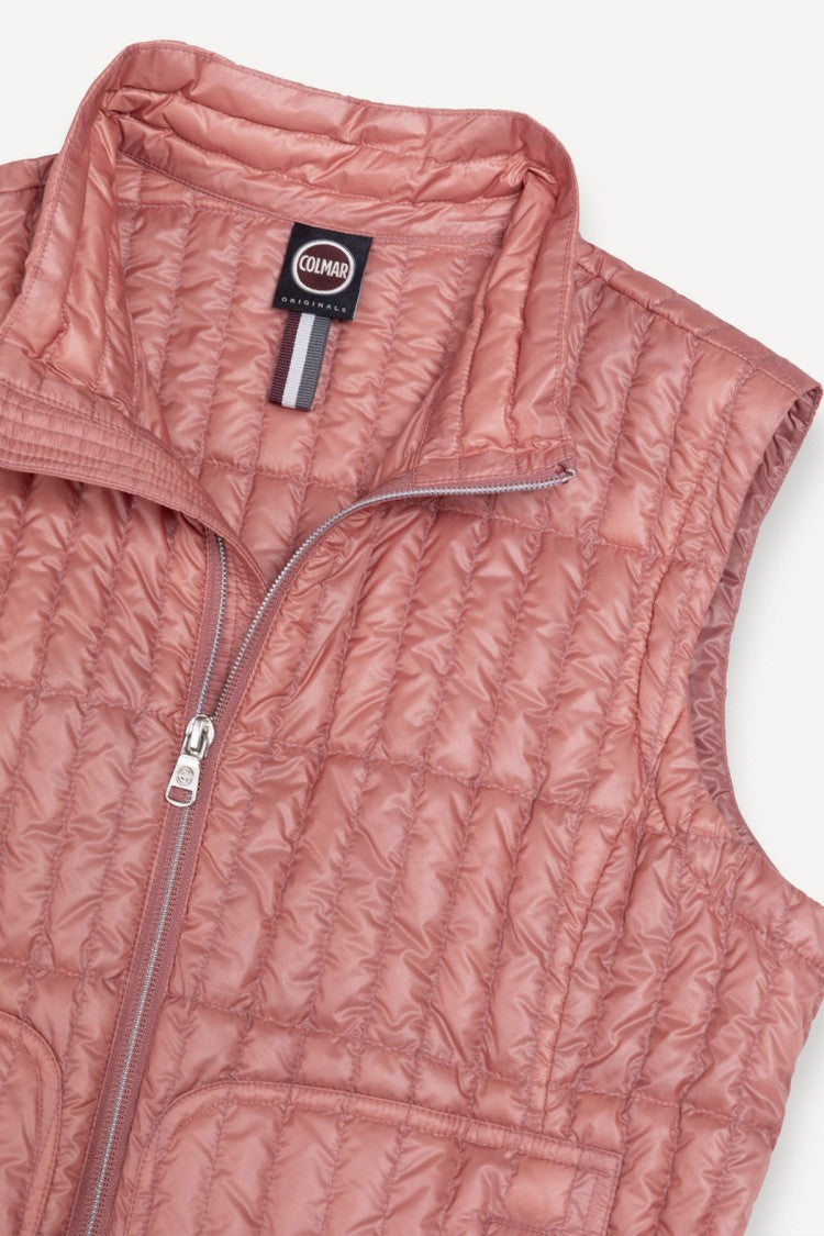 Colmar Pink Technical Nylon Zip-Up Jacket