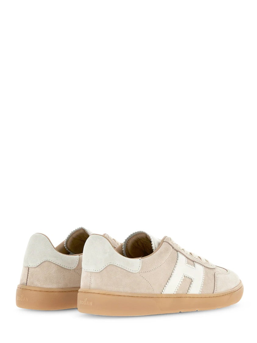 Hogan Low-Profile Calfskin Sneakers With Signature Logo