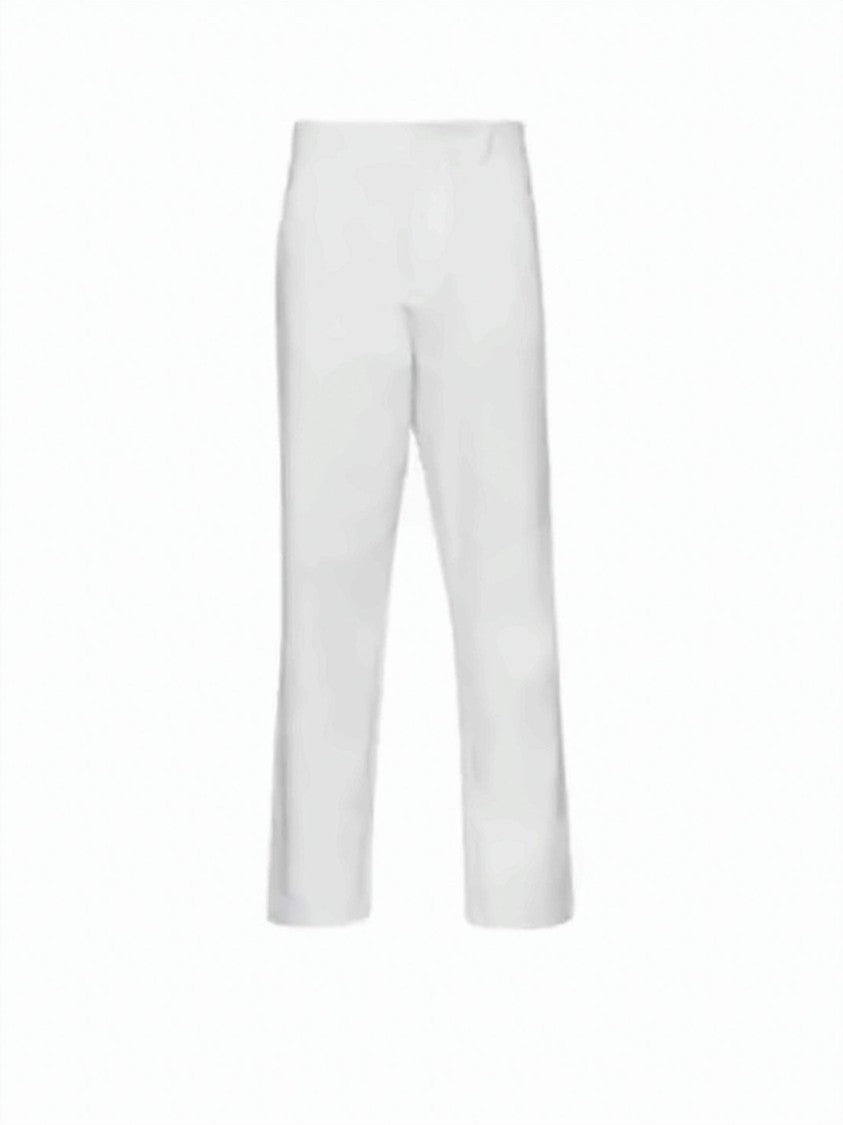 Prada Straight-Leg Pants With Classic Waistband And Minimalist Finish