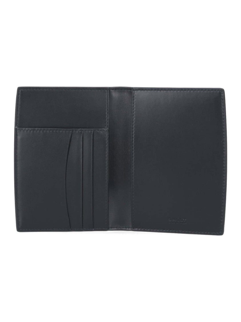 Bally Bi-Fold Logo Wallet – Black
