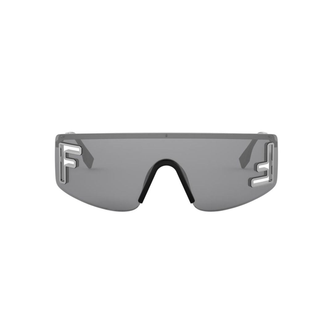 Fendi Fe40168u Wraparound Grey-Tinted Sunglasses