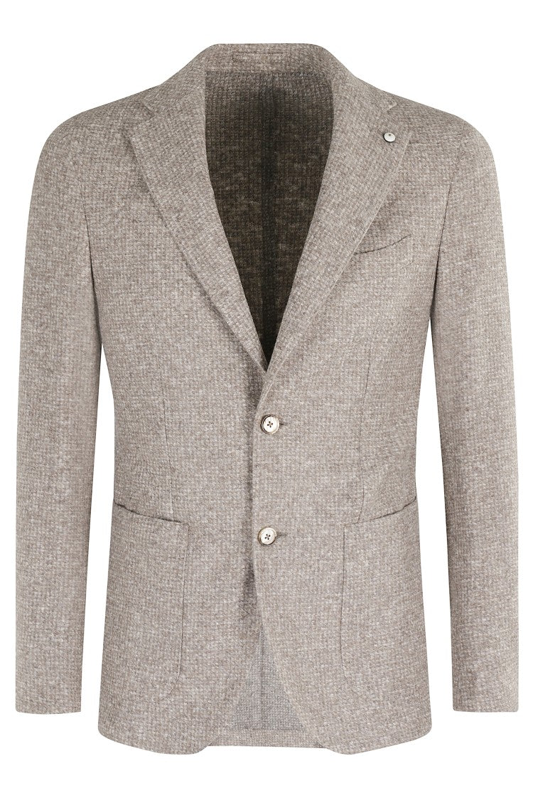 L.B.M. Houndstooth Jersey Jacket