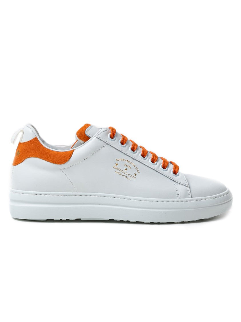 Pantofola D'oro White Court Classic Leather Sneakers