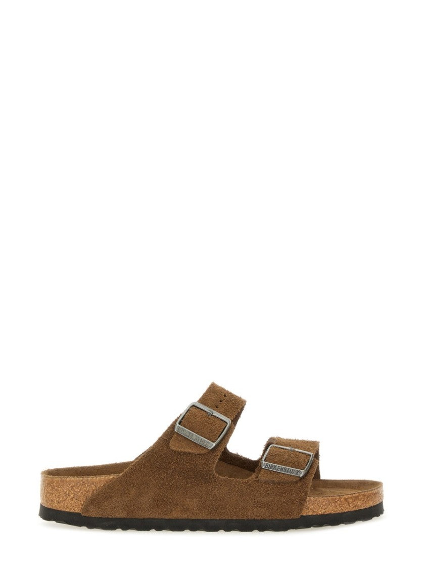 Birkenstock Leather Narrow Buckle Arizona Sandals