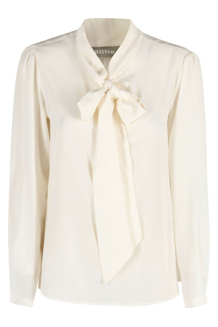 Kiltie Silk Crepe De Chine Shirt