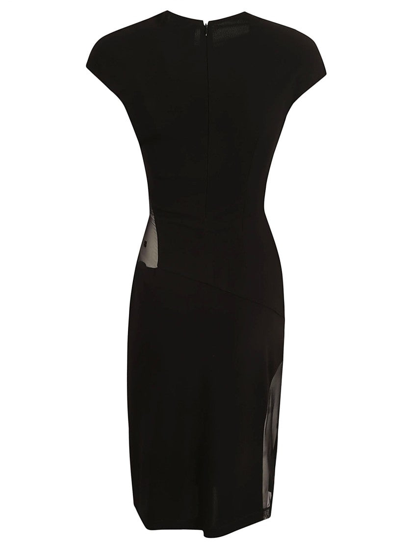Givenchy Fitted Black Dress With Twist Detail