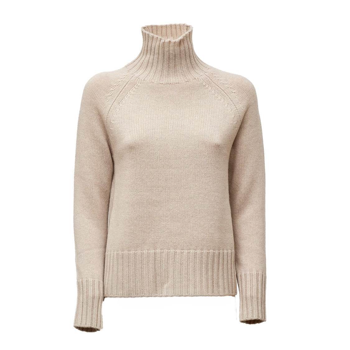 Max Mara Mantova Boxy Wool-Blend Turtleneck Sweater