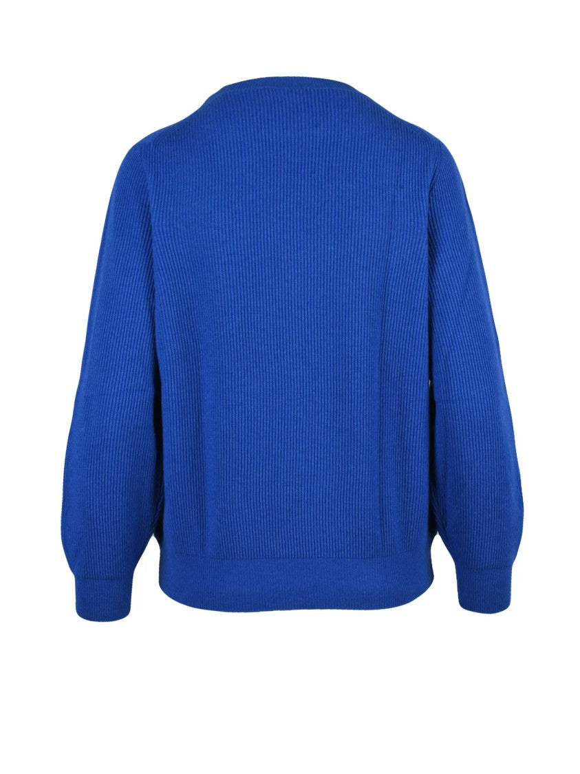 Kangra Ribbed Crewneck Sweater In Luxurious Cashmere Blend