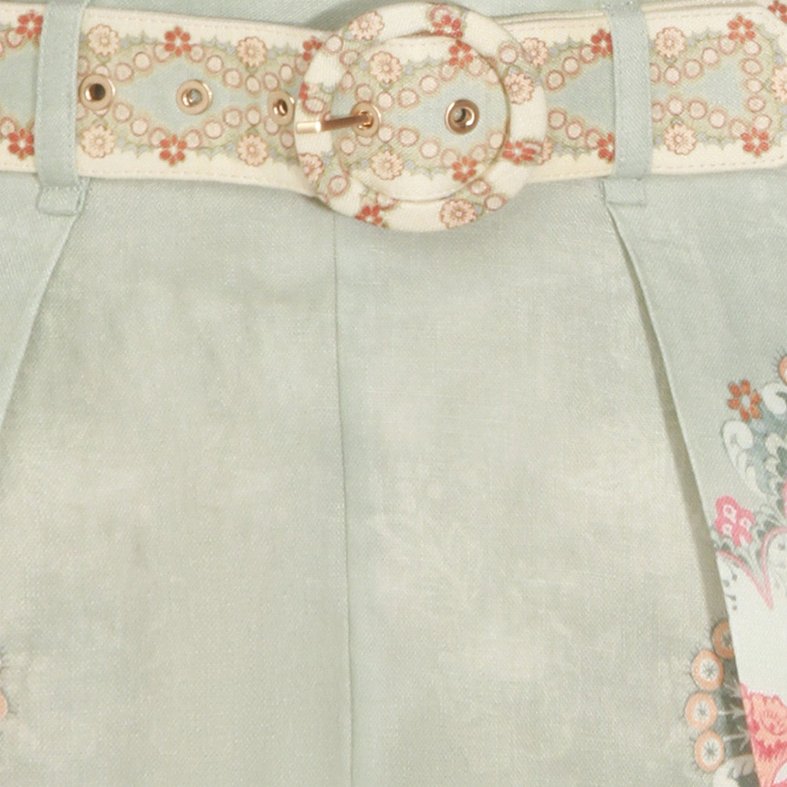 Zimmermann Floral Linen Shorts