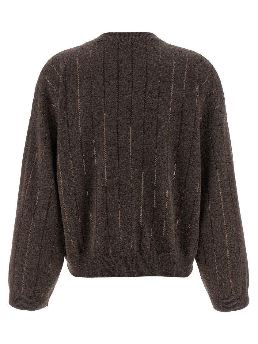 Brunello Cucinelli Sequin Cashmere Sweater