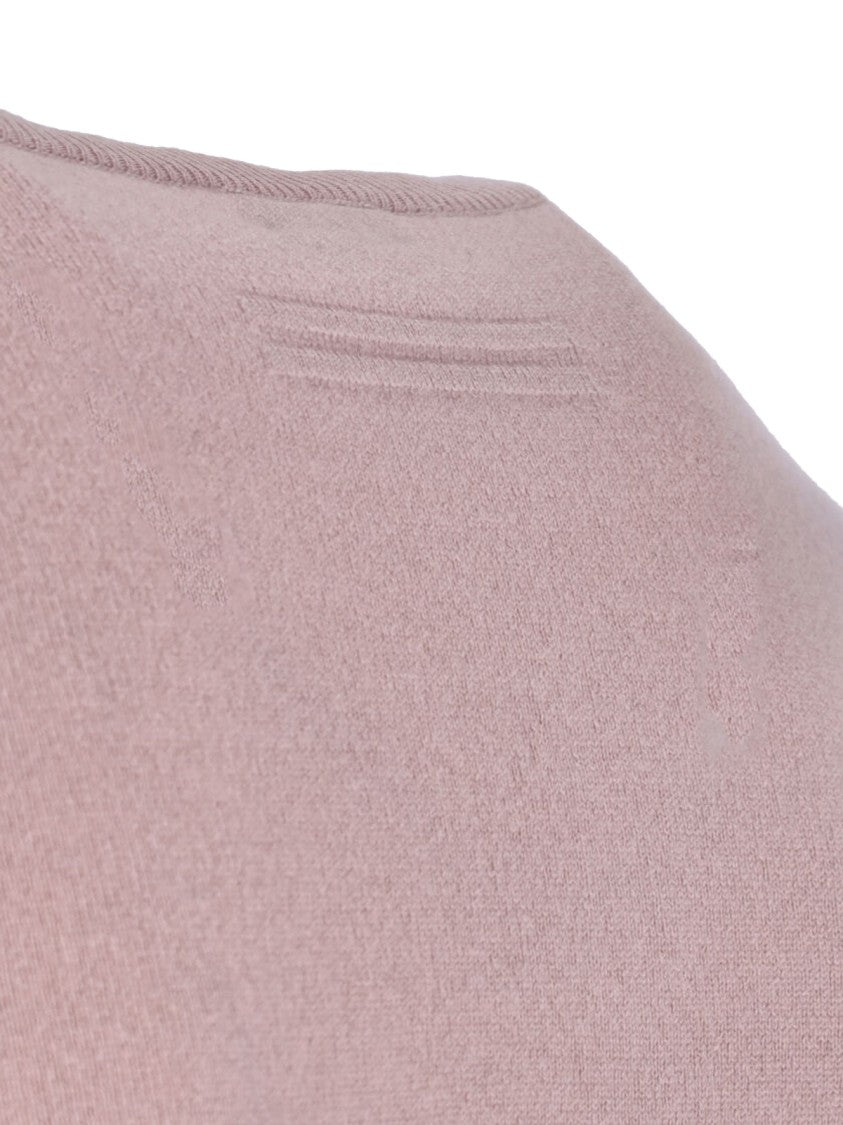 Zegna Crewneck Sweater – Pink