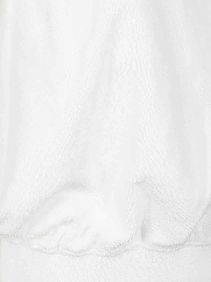 Majestic Filatures Cropped Hoodie With Relaxed Fit