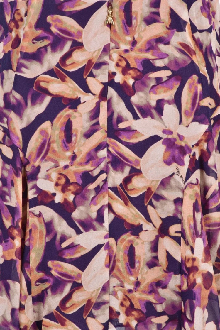 Patrizia Pepe Flared Mini Skirt - Purple/Pink