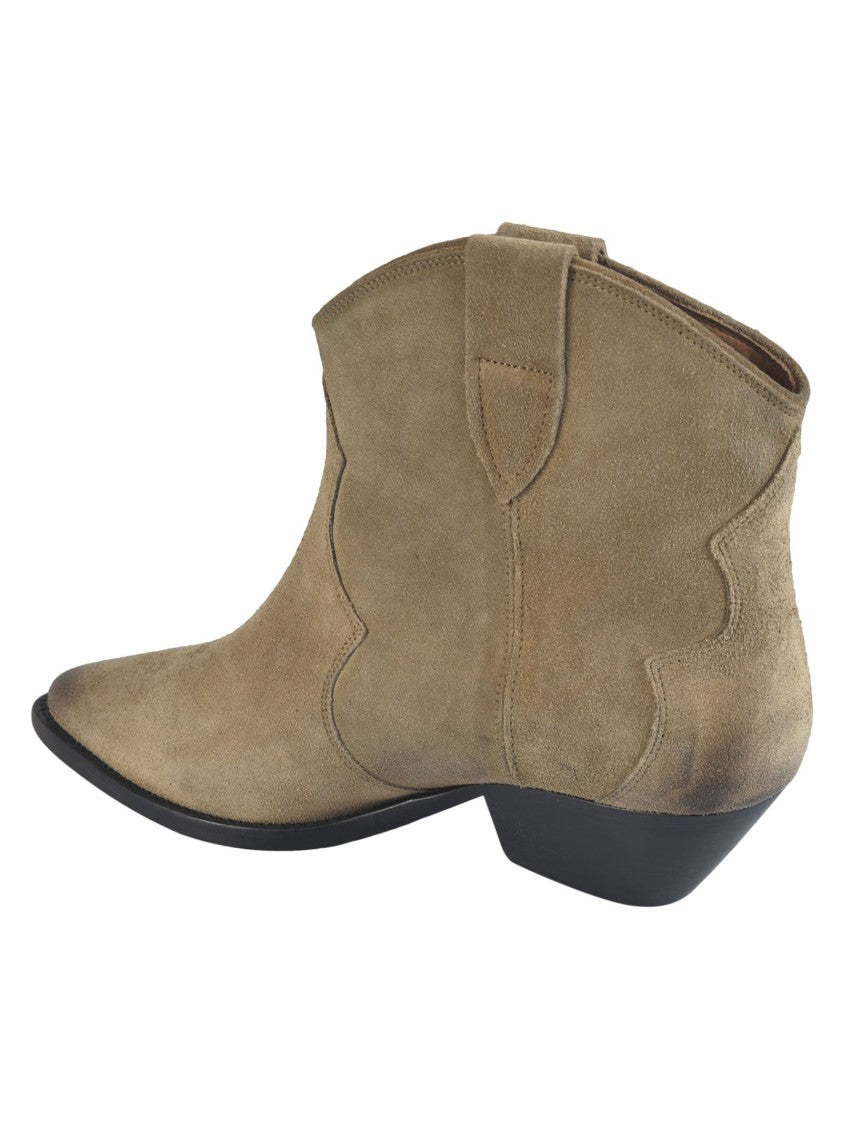 Isabel Marant Brown Suede 45Mm Ankle Boots