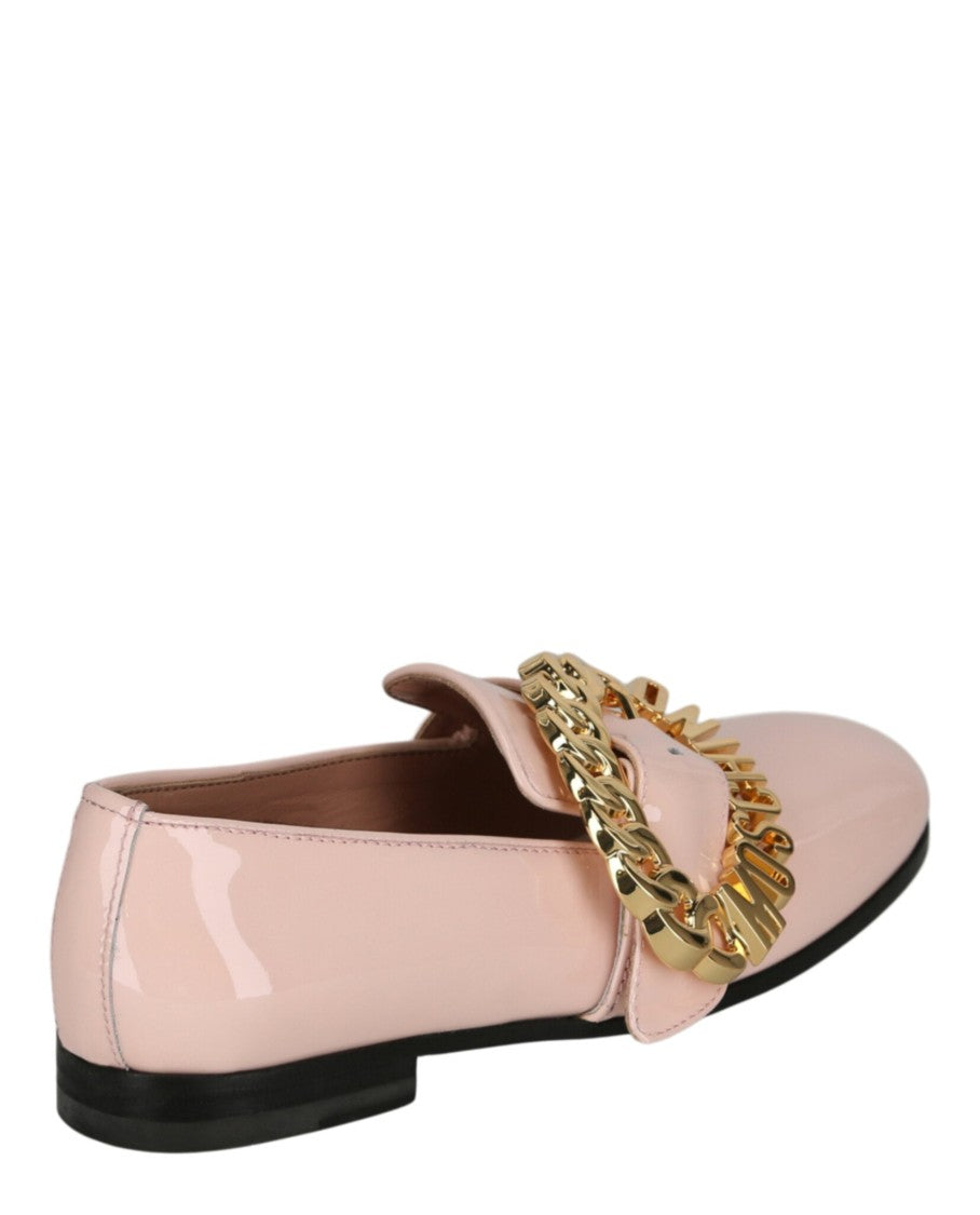 Moschino Logo Buckle Loafers