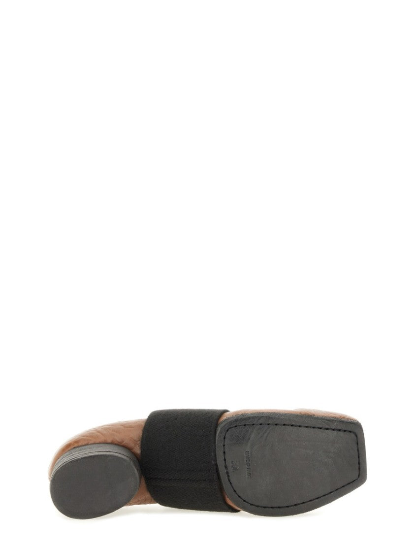 Uma Wang Brown Leather Pumps