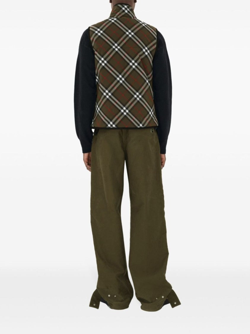 Burberry Checked Padded Gilet