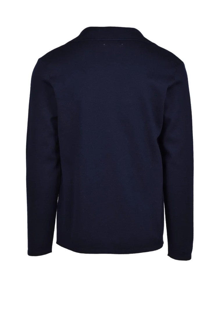 Dressism. Merino Knit Jacket - Blue