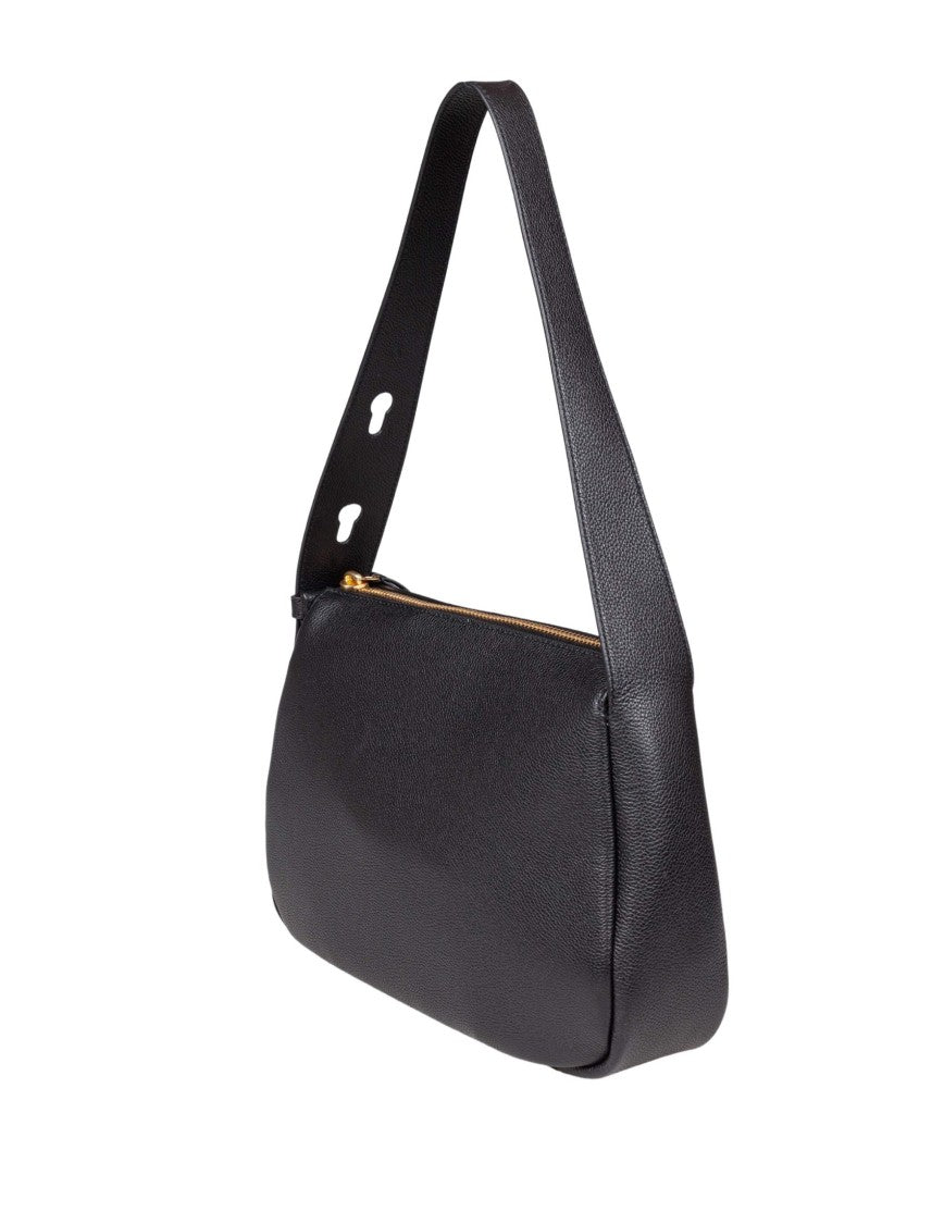 Tory Burch Black Romy Leather Shoulder Bag
