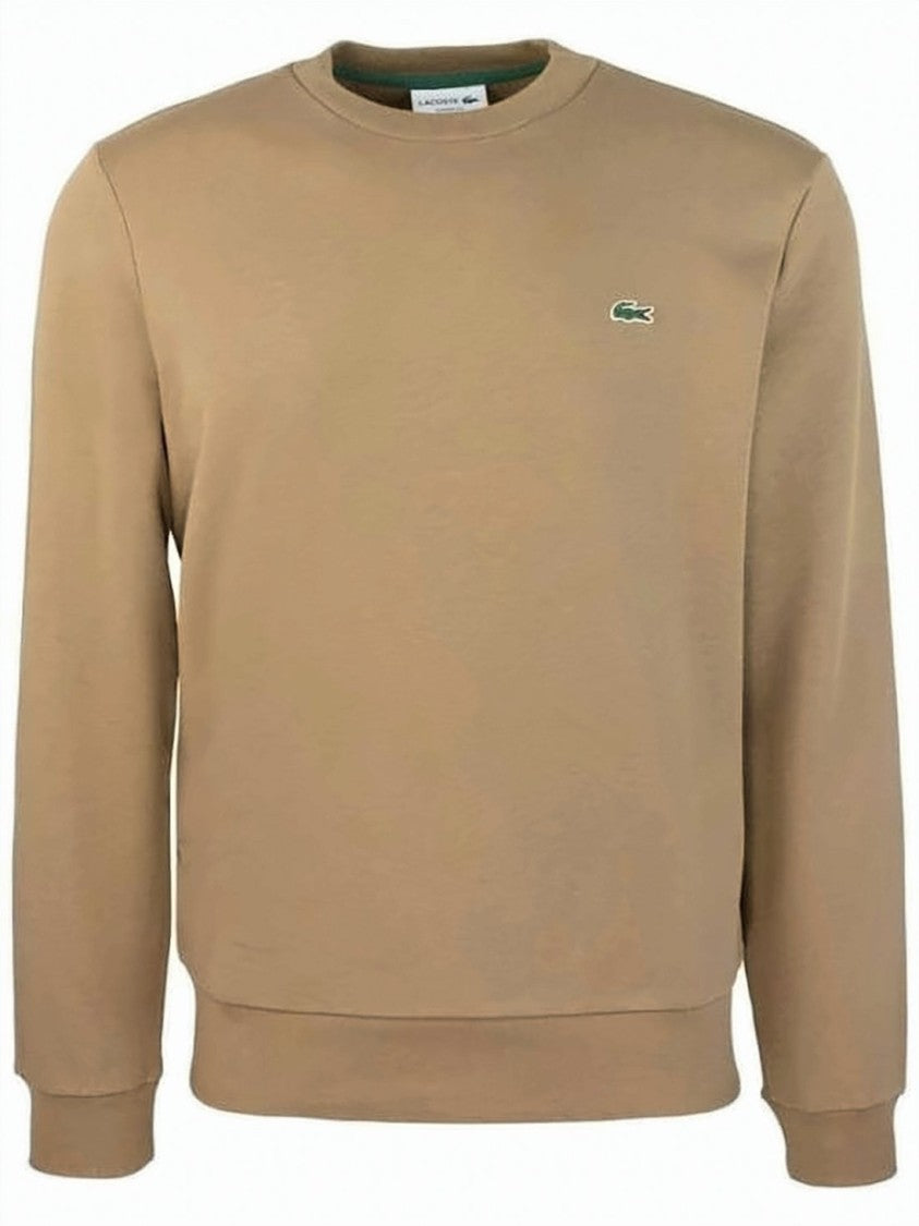 Lacoste Long-Sleeve Crewneck Sweatshirt With Embroidered Logo