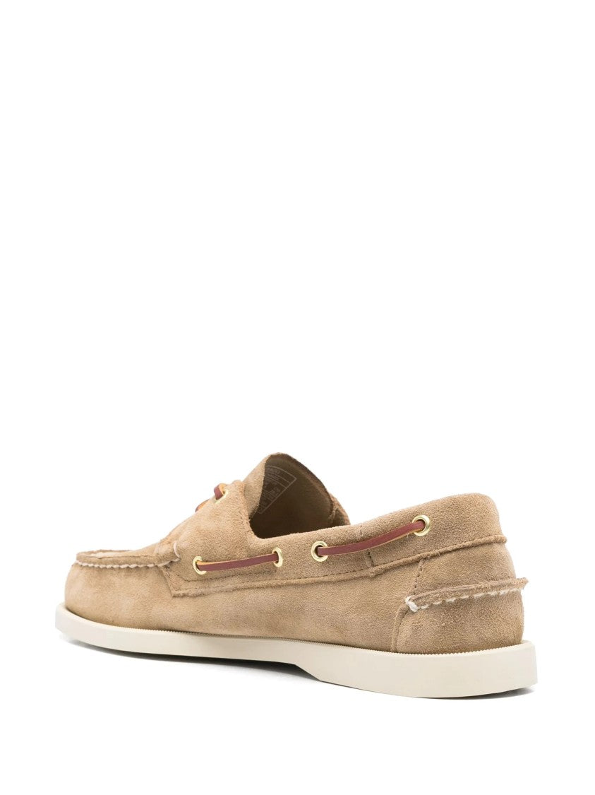 Sebago Brown Portland Artisan Suede Boat Shoes