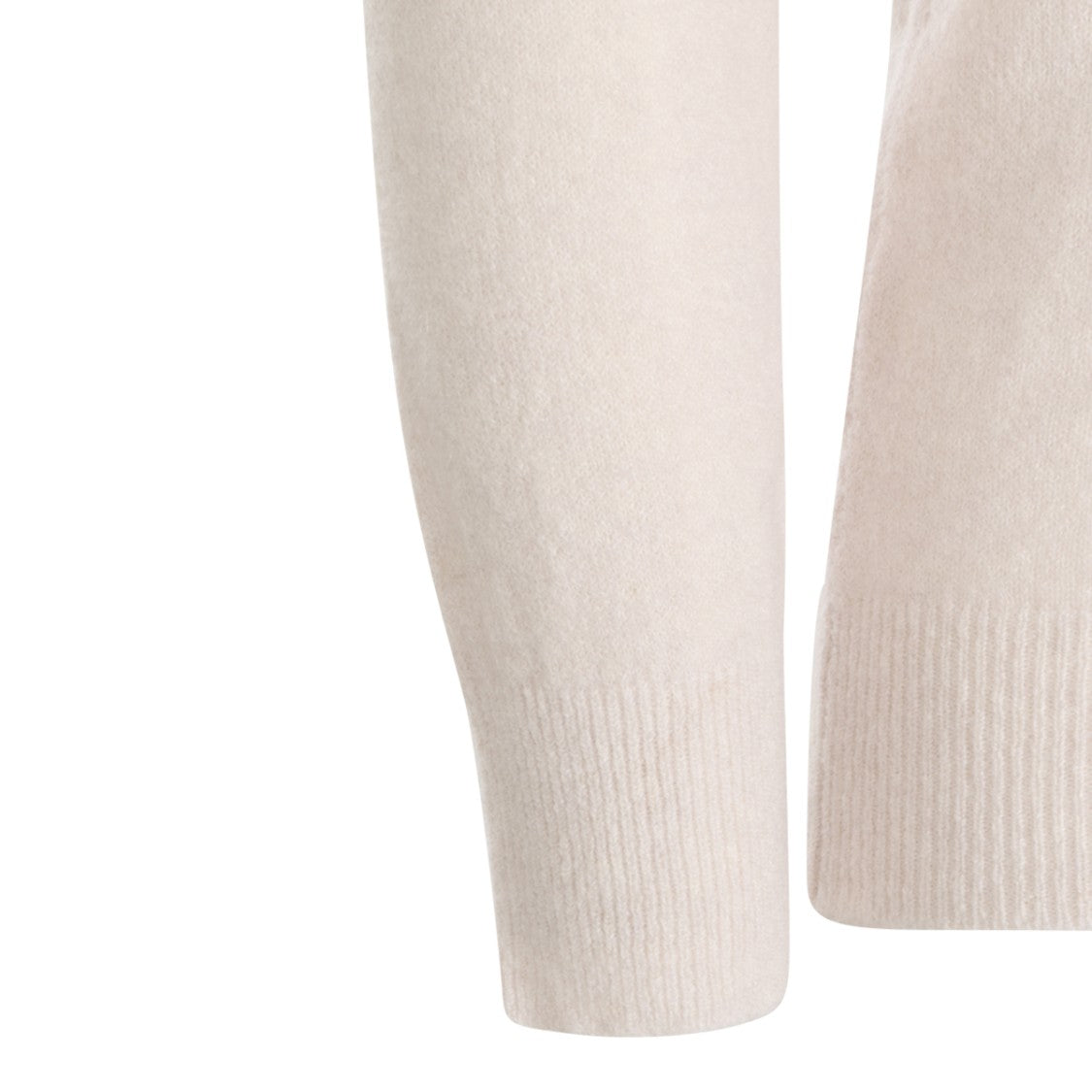 Altea V-Neck Wool Knitwear With Classic Collar And Ribbed Details