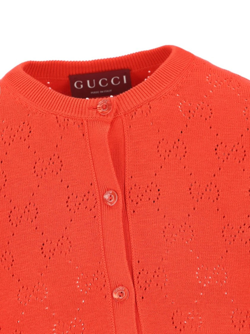 Gucci Cropped Cardigan Sweater