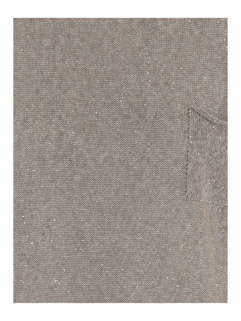 Bruno Manetti Short-Sleeved Jersey In Linen