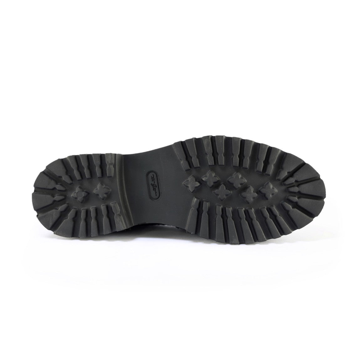 Ton Gout Polished Penny Strap Lugged Rubber Loafers