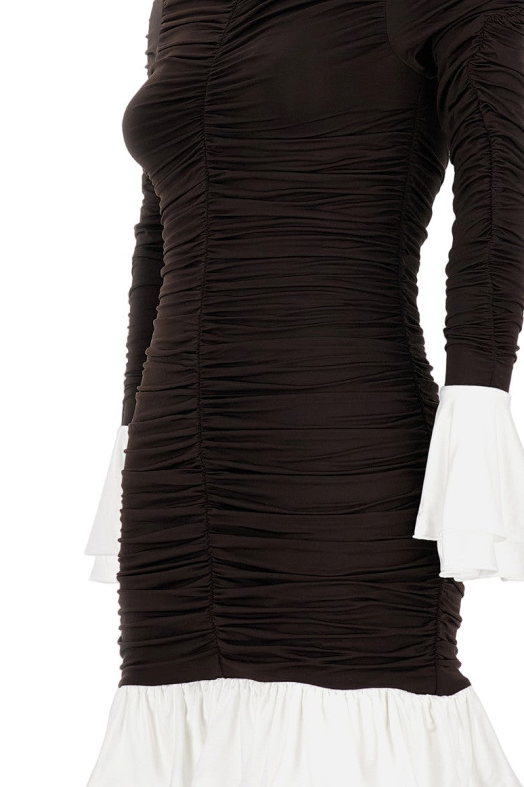 Rotate Birger Christensen Mini Ruched Dress