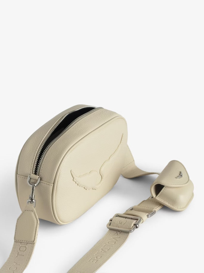 Zadig & Voltaire Oval Textured Crossbody Bag