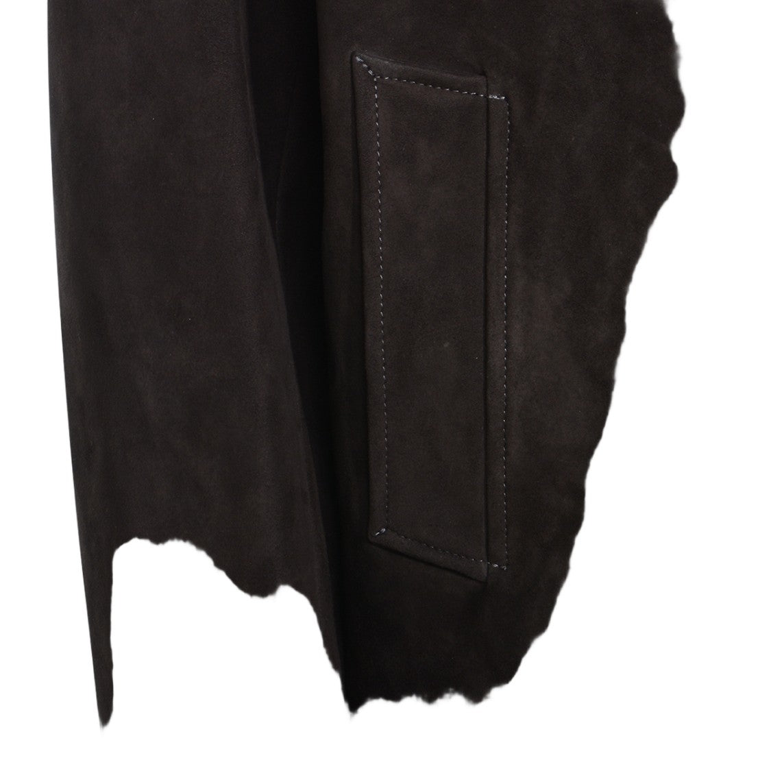 Salvatore Santoro Dark Suede Jacket With Classic Collar And