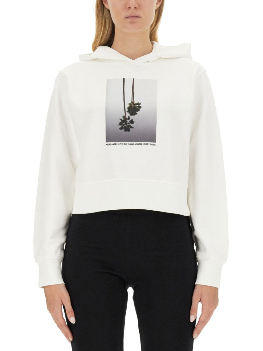 Palm Angels Sweatshirt With Logo