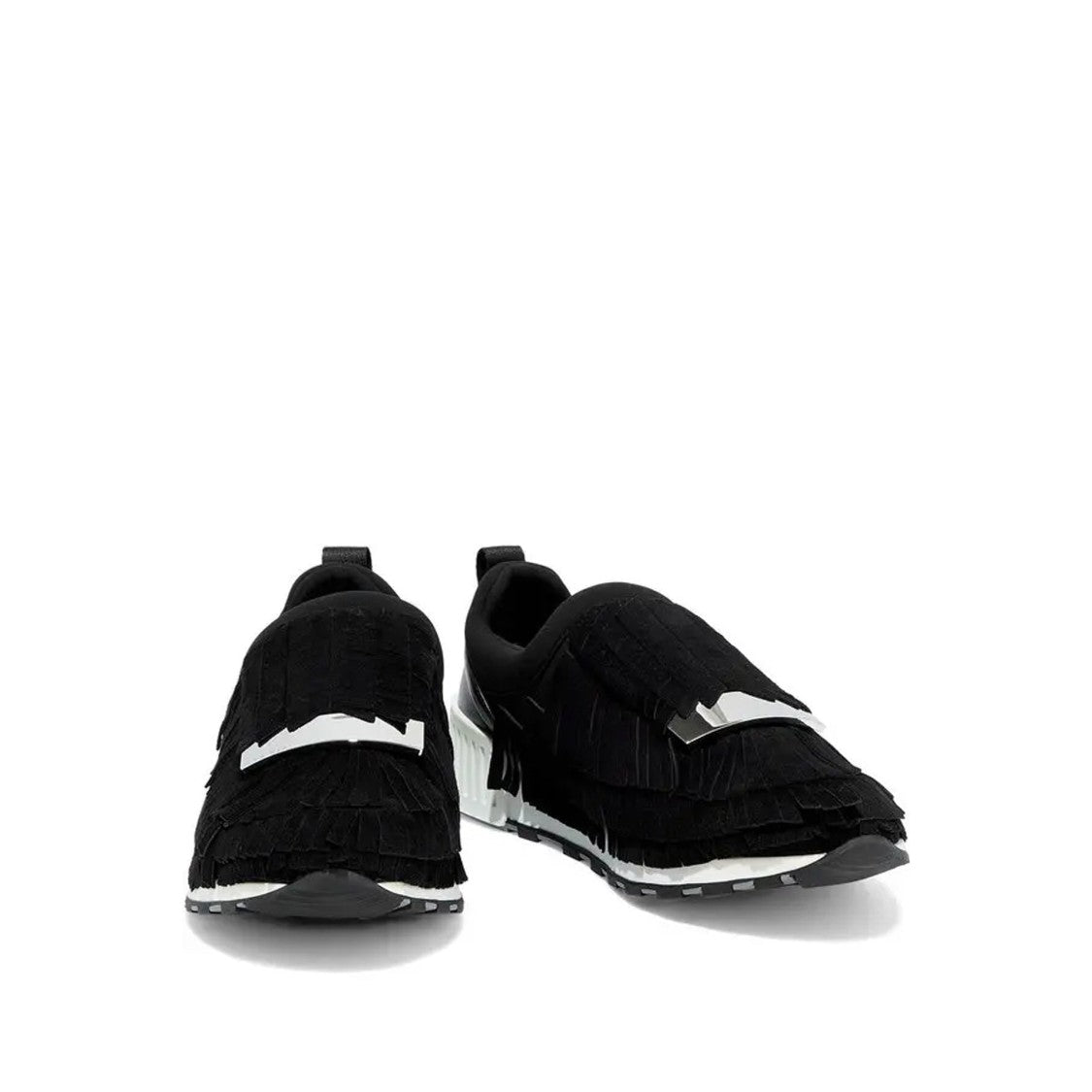 Sergio Rossi Sr1 Running Sneakers With Textured Fringe