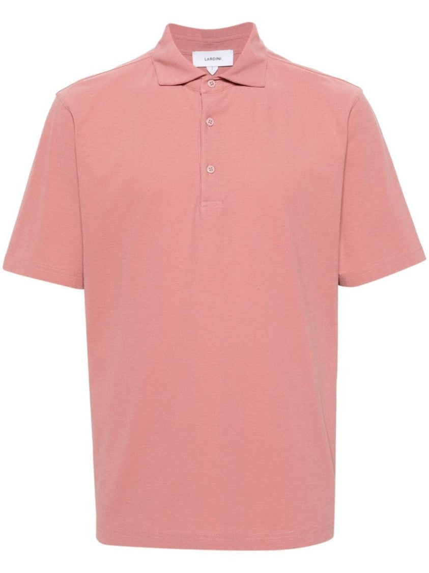Lardini Coral Pink Polo Shirt