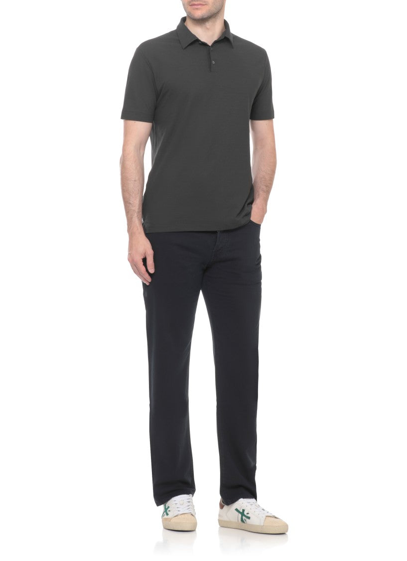 Zanone Dark Grey Three Buttons Shirt