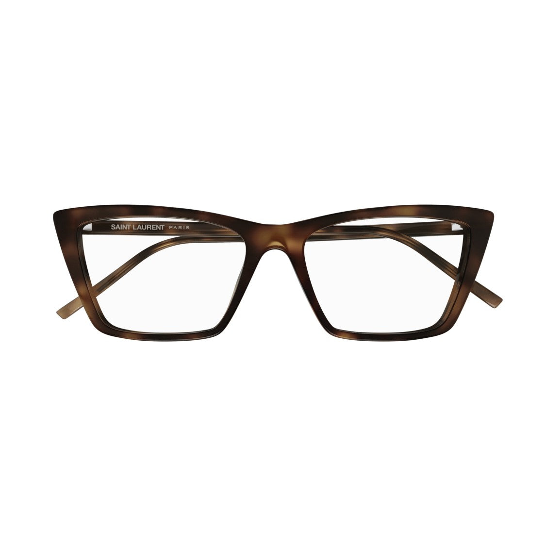 Saint Laurent Sl 737 Mica Thin Opt Oversized Tortoiseshell Square Frame Eyeglasses